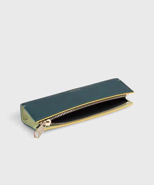 【未使用級】ポールスミス ケース マルチカラー 近年モデル Paul Smith（ポール・スミス） 文房具 カラードエッジ ペンケース