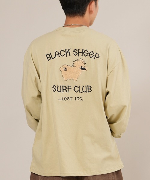 LOST（ロスト） tシャツ 長袖 Tシャツ ロンT メンズ バックプリント