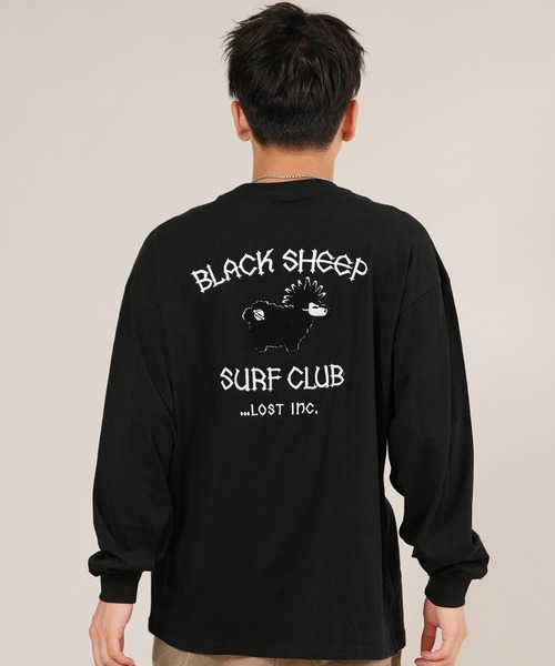 LOST（ロスト） tシャツ 長袖 Tシャツ ロンT メンズ バックプリント