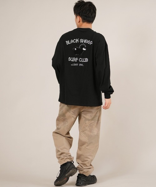 LOST（ロスト） tシャツ 長袖 Tシャツ ロンT メンズ バックプリント