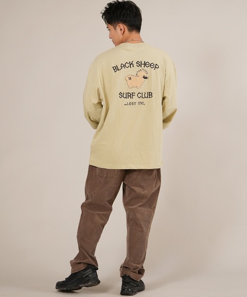 LOST（ロスト） tシャツ 長袖 Tシャツ ロンT メンズ バックプリント