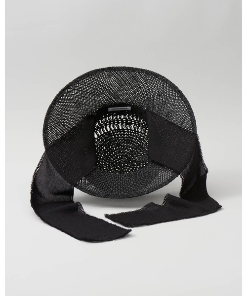 「La Maison de Lyllis」 ストローハット 57cm ブラック レディース_画像6