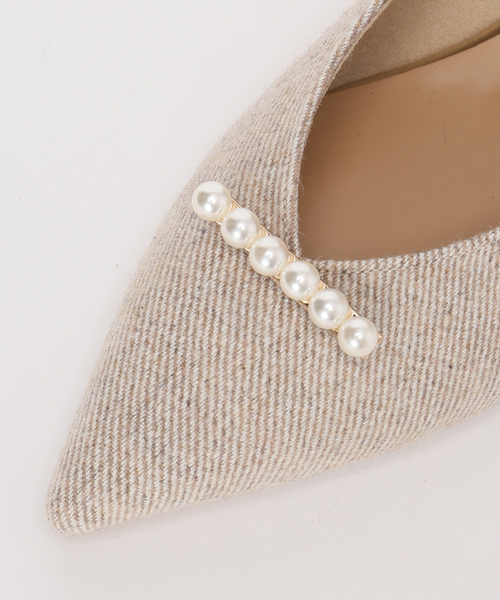 LE TALON（ル タロン） パンプス 「追加」5cmパールラインパンプス