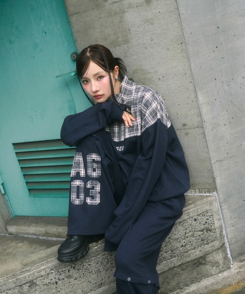ANDGEEBEE（アンジービー） トレーナー スウェット UNISEX チェック