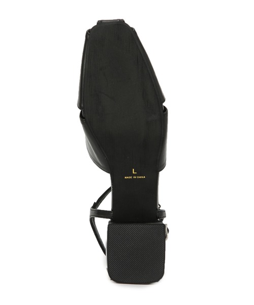 「Juze」 フラットサンダル M ブラック レディース_画像5