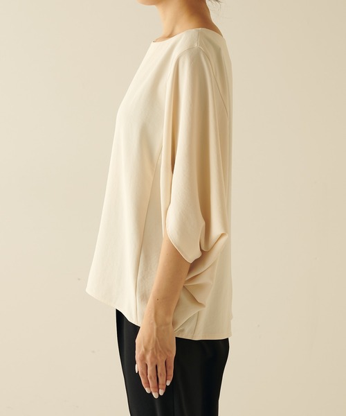 「COLLAGE GALLARDAGALANTE」 ドルマンスリーブブラウス FREE カーキ レディース_画像2