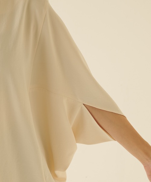 「COLLAGE GALLARDAGALANTE」 ドルマンスリーブブラウス FREE カーキ レディース_画像8