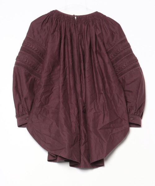 「Pheeta」 7分袖ブラウス FREE レッド レディース_画像2
