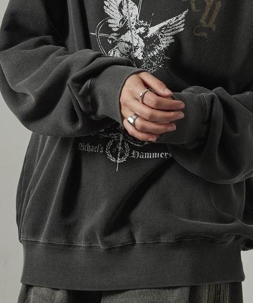お取り引き　AP STUDIO DRYLAKE イーグルスウェット Quiksilver（クイックシルバー） スウェット メンズ SURF LOCK UP CREW