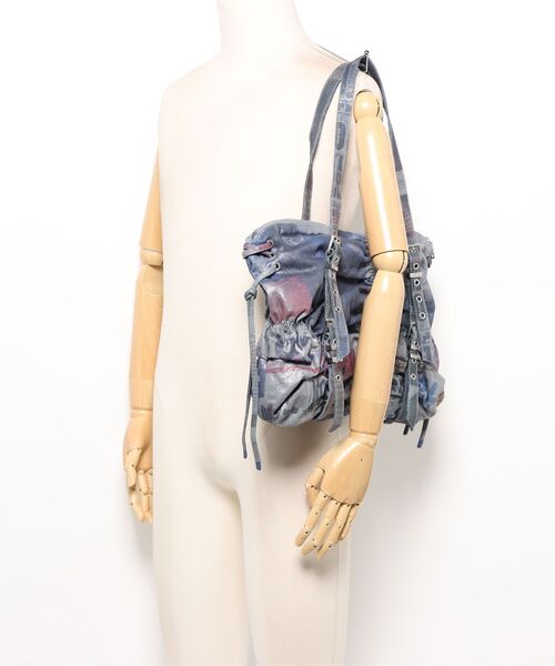 Desigual（デシグアル） ハンドバッグ ギャザー サイドリボン デニム