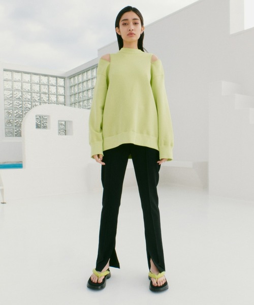 「LE CIEL BLEU」 スラックス 32 ブラック レディース_画像3