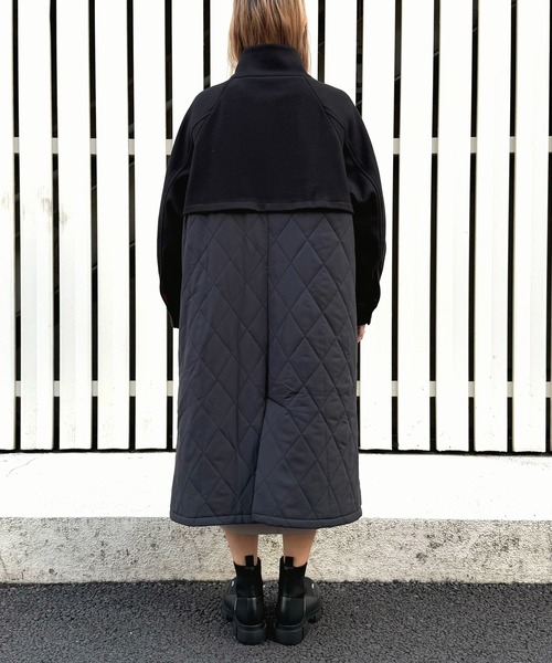 Q コート アウター キルトドッキングコート レディース : ZOZOTOWN