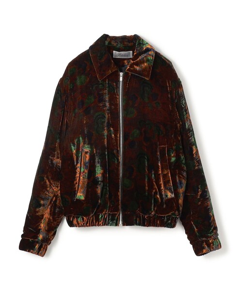 Paul Smith correctionブルゾン　ベルベット生地セットアップ Edition（エディション） ブルゾン アウター ベルベットプリント