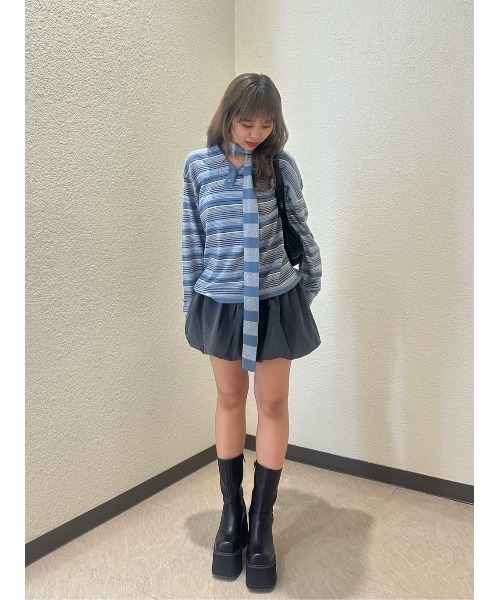 SLY（スライ） スカート BALLOON S/SK バルーン ショートスカート 秋服