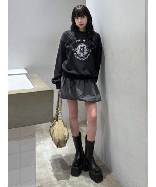 SLY（スライ） スカート BALLOON S/SK バルーン ショートスカート 秋服