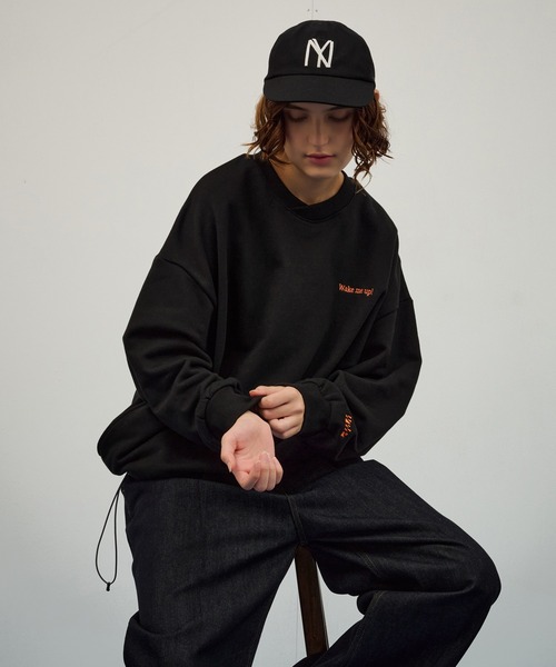 トレーナー/スウェット embroidery logo sweat WETTEMPT トレーナー スウェット EMBROIDERY LOGO SWEAT / ロゴ刺繍