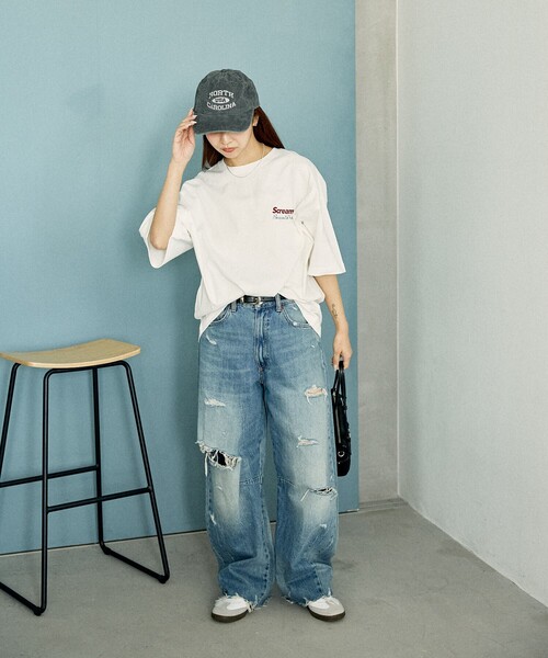 「PUBLUX」 半袖Tシャツ SMALL ピンク レディース_画像3