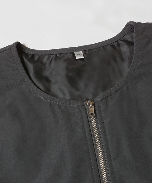 「coca(coca)」 ブルゾン M チャコール レディース_画像3