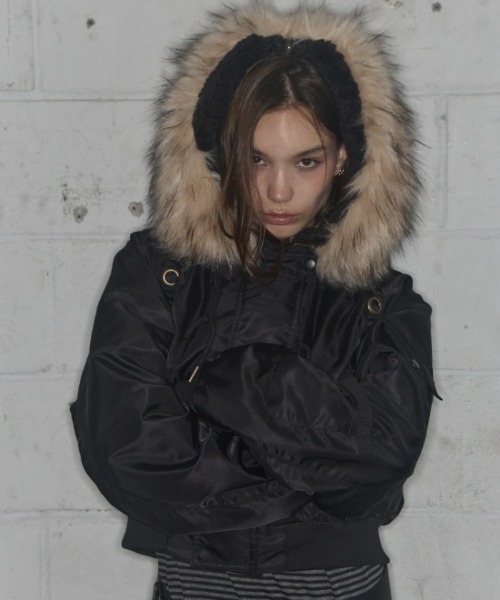 FANCY CLUB（ファンシークラブ） ma1 ma-1 A'GEM/9 × .kom EYELET FUR