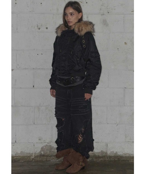 FANCY CLUB（ファンシークラブ） ma1 ma-1 A'GEM/9 × .kom EYELET FUR