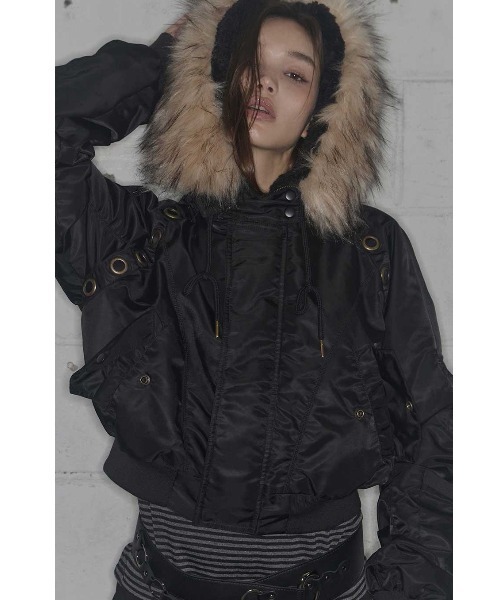 FANCY CLUB（ファンシークラブ） ma1 ma-1 A'GEM/9 × .kom EYELET FUR