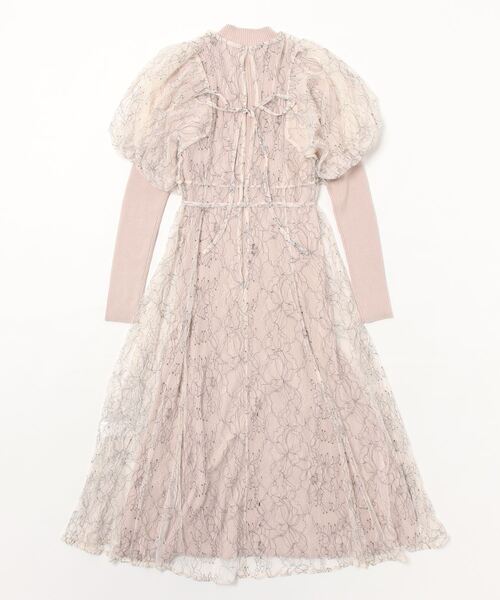 「MERCURYDUO」 半袖ワンピース SMALL チャコールグレー レディース_画像2