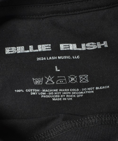 Billie Eilishツアー限定 ロングスリーブTシャツ VINTAGE ストリートBillieプリントロングTシャツ T615 | wshot