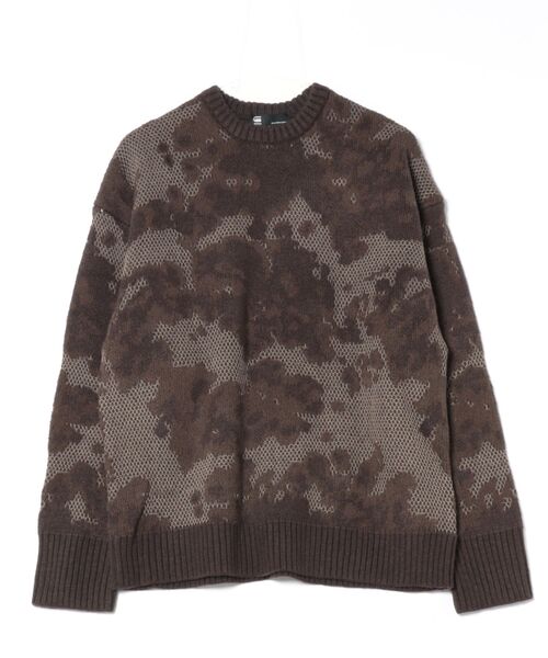 G-STAR RAW セーター ニット Loose Jacquard Knit/オーバーサイズ