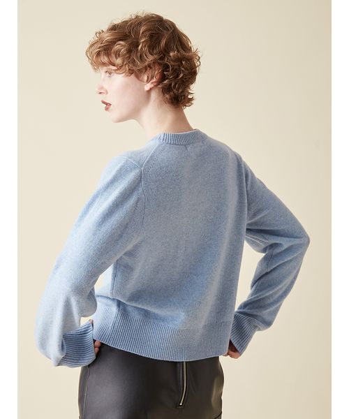 今季 FURFUR ロゴ刺繍クルーネックセーター FURFUR（ファーファー） ニット セーター ロゴ刺繍クルーネック