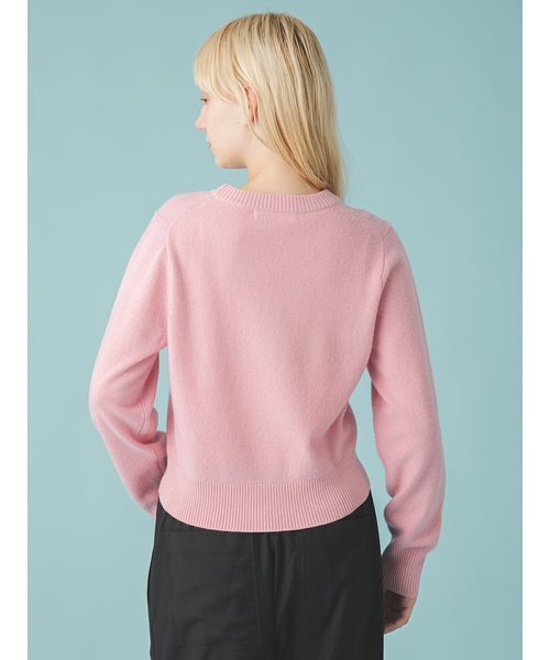 FURFUR（ファーファー） ニット セーター ロゴ刺繍クルーネック