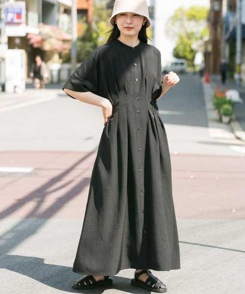 SENSE OF PLACE by URBAN RESEARCH 半袖ワンピース ONE ブルー