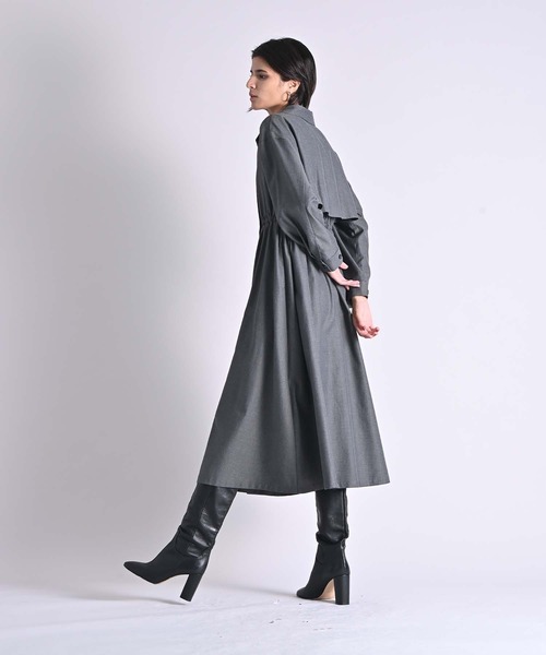 RAW FUDGE（ローファッジ） ワンピース W前オープンカラーワンピース