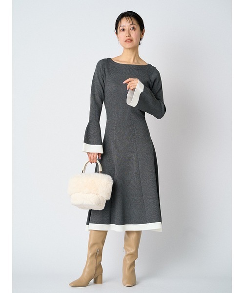 CELFORD（セルフォード） ニットワンピース 38 ホワイト レディース