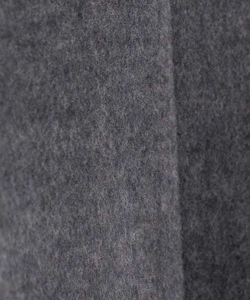 「la.f…」 ノーカラージャケット 7号 チャコールグレー レディース_画像7