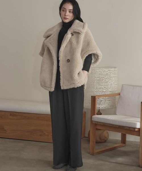 ELFRANK コート アウター 「2025AW」テディベア ボアコート ボア