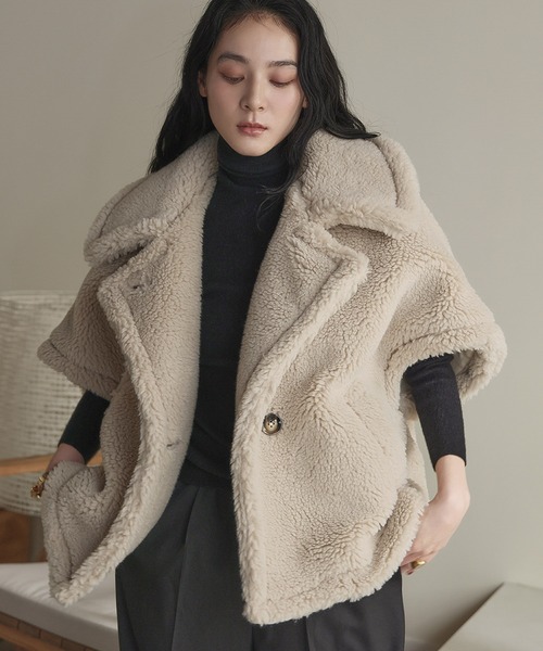 ELFRANK コート アウター 「2025AW」テディベア ボアコート ボア