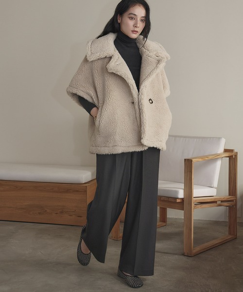 ELFRANK コート アウター 「2025AW」テディベア ボアコート ボア