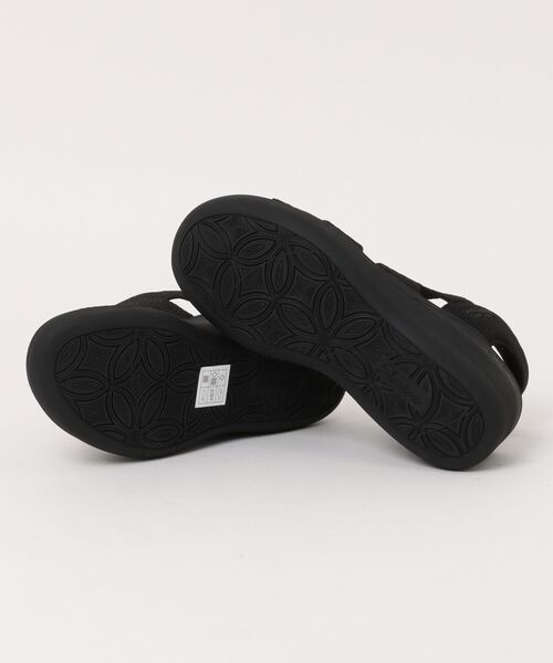 「SKECHERS」 フラットサンダル 24.0cm ブラック×ブラック レディース_画像3