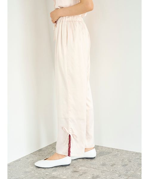 gelato pique（ジェラートピケ） パジャマ ルームウェア レースサテン