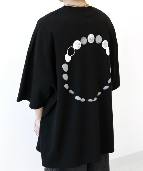 「minsobi」 半袖Tシャツ FREE ブラック メンズ_画像3