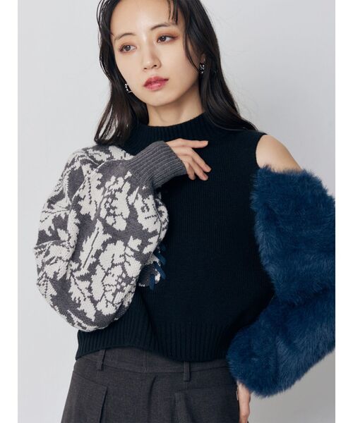 シャギーニット 25-8637 シャギーニットセーター ちまきさん柄 セーター | KUSUGURU STORE