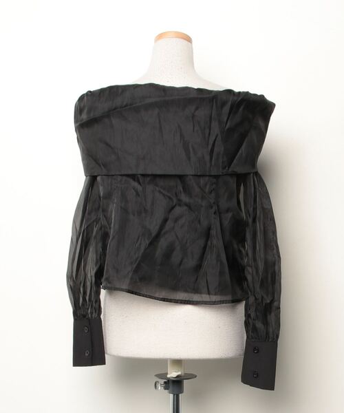 「TITTY&CO.」 長袖ブラウス FREE ブラック レディース_画像2