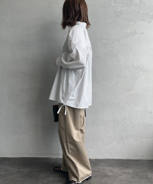 「JF Ready Made」 長袖シャツ F オフホワイト レディース_画像6