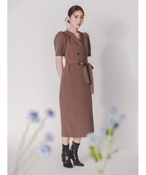 CELFORD（セルフォード） ニットワンピース 36 ブラウン レディース