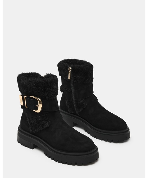 STEVE MADDEN（スティーブ・マデン） ブーツ ファースエードショート