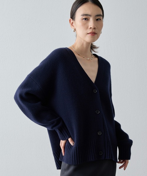 Drawing Numbers カーディガン 「Drawing Numbers」接結ルーズVネック