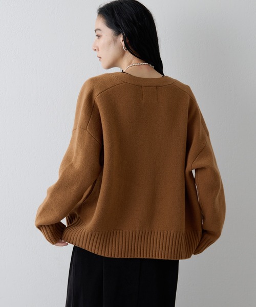 Drawing Numbers カーディガン 「Drawing Numbers」接結ルーズVネック