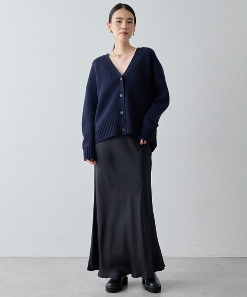 Drawing Numbers ハンドカシミヤカーディガン 38 ブラック 黒 Drawing Numbers ハンドカシミヤカーディガン 38 ブラック 黒 Drawing