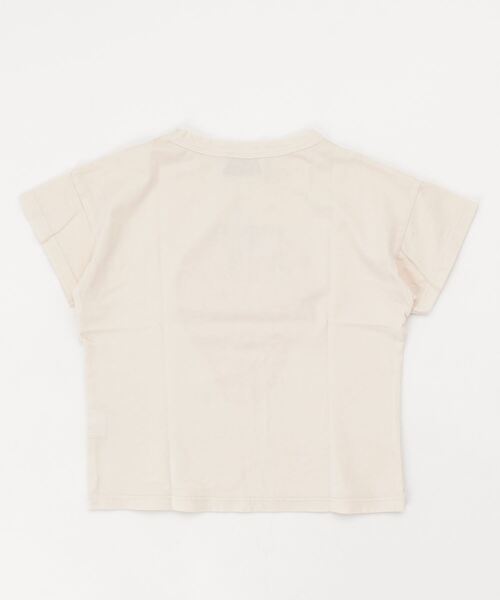 「こども ビームス」 「KIDS」半袖Tシャツ 4-5Y ライトブルー キッズ_画像3