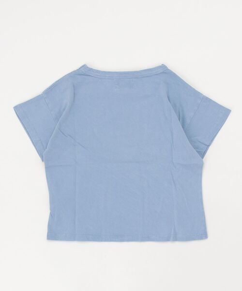 「こども ビームス」 「KIDS」半袖Tシャツ 4-5Y ライトブルー キッズ_画像5